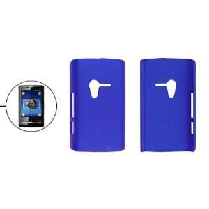   Blue Plastic Back Case for Sony Ericsson X10 Mini: Electronics