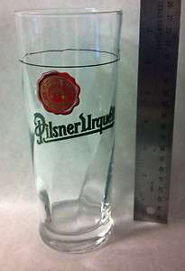 Pilsner Urquell Unique Pilsner Beer Tall Glass Highly Collectible rare 