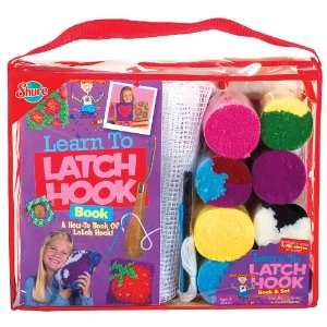    Shure Learn To Latch Hook: Activity Set And Book: Toys & Games