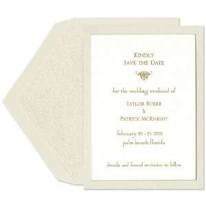  Opal Layered Save the Date Card: Home & Kitchen