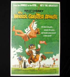 The Worlds Greatest Athlete Orig Poster 1973 Disney  