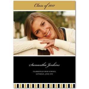  Graduation Announcements   Understated Stripes By Ann 
