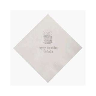     Birthday Cake Foil Stamped Napkins: Health & Personal Care