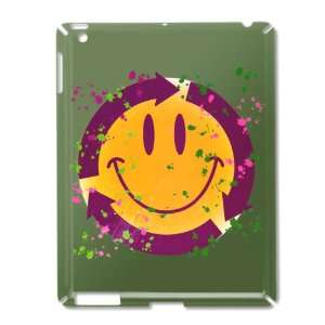    iPad 2 Case Green of Recycle Symbol Smiley Face: Everything Else