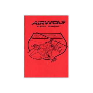 AirWolf TV Series Flight Manual Trade Book, NEW UNREAD  