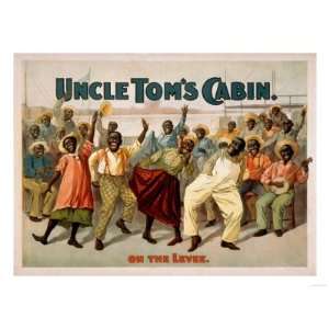 Uncle Toms Cabin On the Levee Blacks Play Poster Premium Poster 