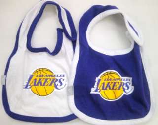 Adidas Los Angeles Lakers 2 Piece Infant Bib Set  