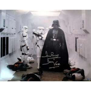  Dave Prowse   Star Wars Darth Vader   Autographed 16x20 