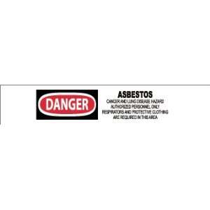    TAPES DANGER ASBESTOS CANCER AND LUNG DISEASE