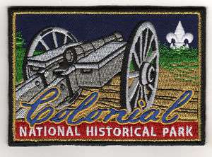 BSA National Parks Series Colonial National Park Patch  