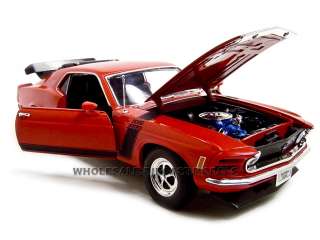   diecast model of 1970 Ford Mustang Boss 302 Die Cast car by Welly