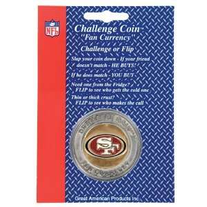   Francisco 49ers NFL Challenge Coin/Lucky Poker Chip: Sports & Outdoors