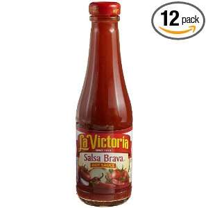 La Victoria Salsa Brava Hot Retail 12 Ounce Packages (Pack of 12 