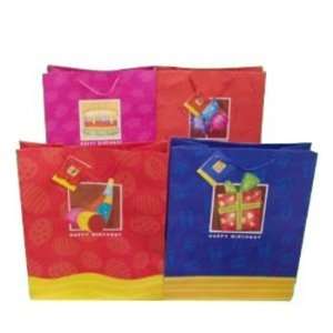   Large Window Birthday Gift Bag Case Pack 144 by DDI