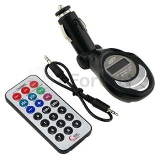 USB FM Transmitter+Remote+LCD Screen Protector Accessory For Apple 