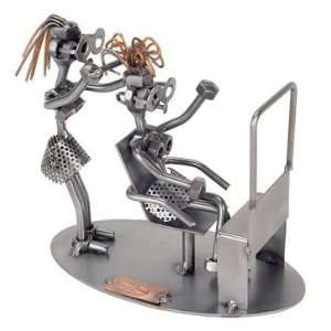  Hair Dresser Female Metal Figurine