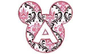 Mickey Mouse Machine Embroidery design Font Applique on cd  