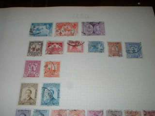 6023D PILE ALBUM PAGES WORLD STAMPS SOUTH AMERICA EUROPE ASIA EARLY 