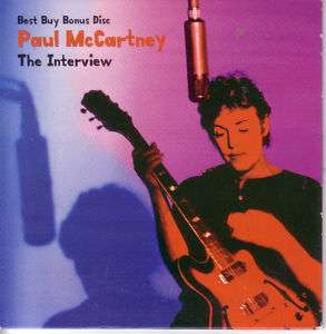 Beatles PAUL McCARTNEY Best Buy INTERVIEW PROMO CD 1999  
