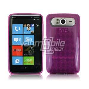  VMG HTC HD7/HD7S   Pink Argyle Design Pattern Premium 1 Pc 