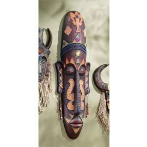  39 African Art Deco Tribal Wall Mask
