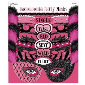  Bachelorette Party Masks 6ct Toys & Games
