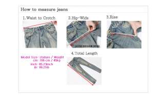 Womens Crailelr Blue Skinny Jeans Korea Style Premium Pants size 25 