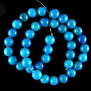  10mm blue azurite round beads 16 strand