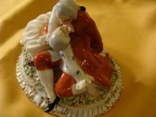 LUIGI FABRIS Stunning Porcelain Figurine of Two Lovers  