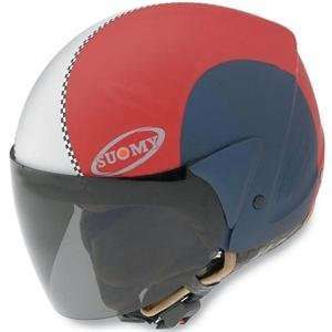  Suomy Jet Light Division Helmet   Large/Red/White/Black 