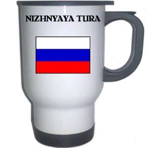  Russia   NIZHNYAYA TURA White Stainless Steel Mug 