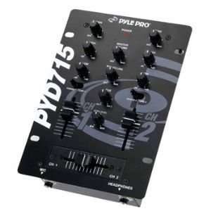 Pyle PYD715 6 1/2 2 Channel Professional Mixer: Musical 