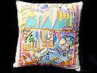 CAT STUDIO MIAMI FLORIDA PILLOW NEW CATSTUDIO