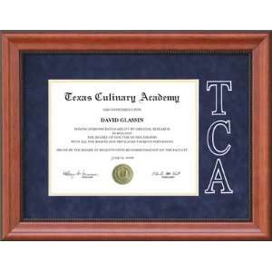  TCA Diploma Frame with Bevel Cut Logo 