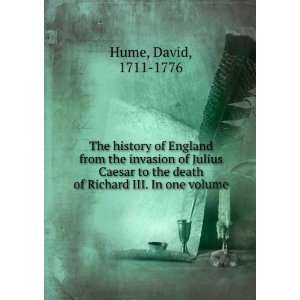  The history of England from the invasion of Julius Caesar 