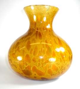 Gorgeous Maestri Vetrai Azzurra Italian Hand Blown Art Glass Vase 