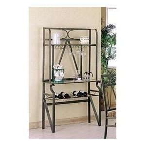  Roman Italy Style Wrought Iron Bakers Wine Rack: Home 