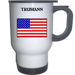  US Flag   Trumann, Arkansas (AR) White Stainless Steel 