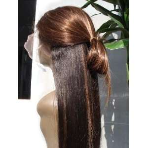   18 100%indian Remy Straight Hair Full Lace Wig in Multi color: Beauty