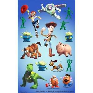   Pixar Toy Story Stickers   Value Pack 4 Sticker Sheets Toys & Games