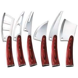  Trudeau Circo Set of 6 Specialty Cheese Knives Kitchen 
