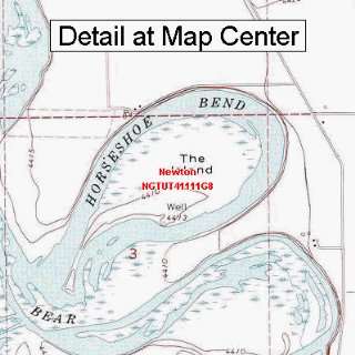   Quadrangle Map   Newton, Utah (Folded/Waterproof)