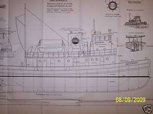 EIRE tug paterson ship boat model boat plans  