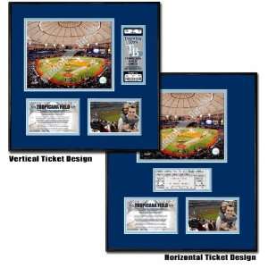  Tampa Bay Rays   Tropicana Field   Ballpark Ticket Frame 