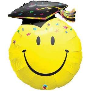  Giant Smiley Face Graduation Balloon: Toys & Games