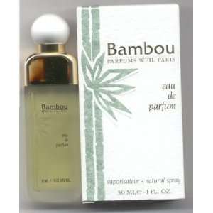  Bambou by Weil for Women. 1.0 Oz Eau De Perfume Spray Old 