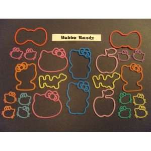  Hello Kitty Assorted Shapes Silly Bands & Rings (24 Pack 