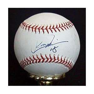  Kaz Matsui Autographed Baseball   Autographed Baseballs 