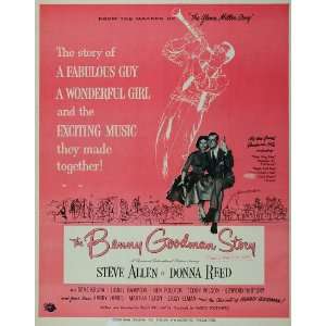  1947 Movie Ad Benny Goodman Story Steve Allen Universal 