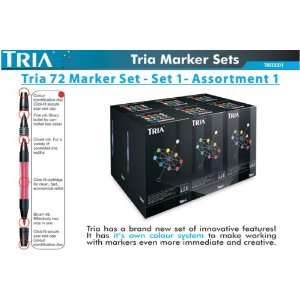  Tria Markers 72 Sets Set 01  Assortment 1 Office 